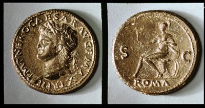 Coin Depicting Nero by Roman